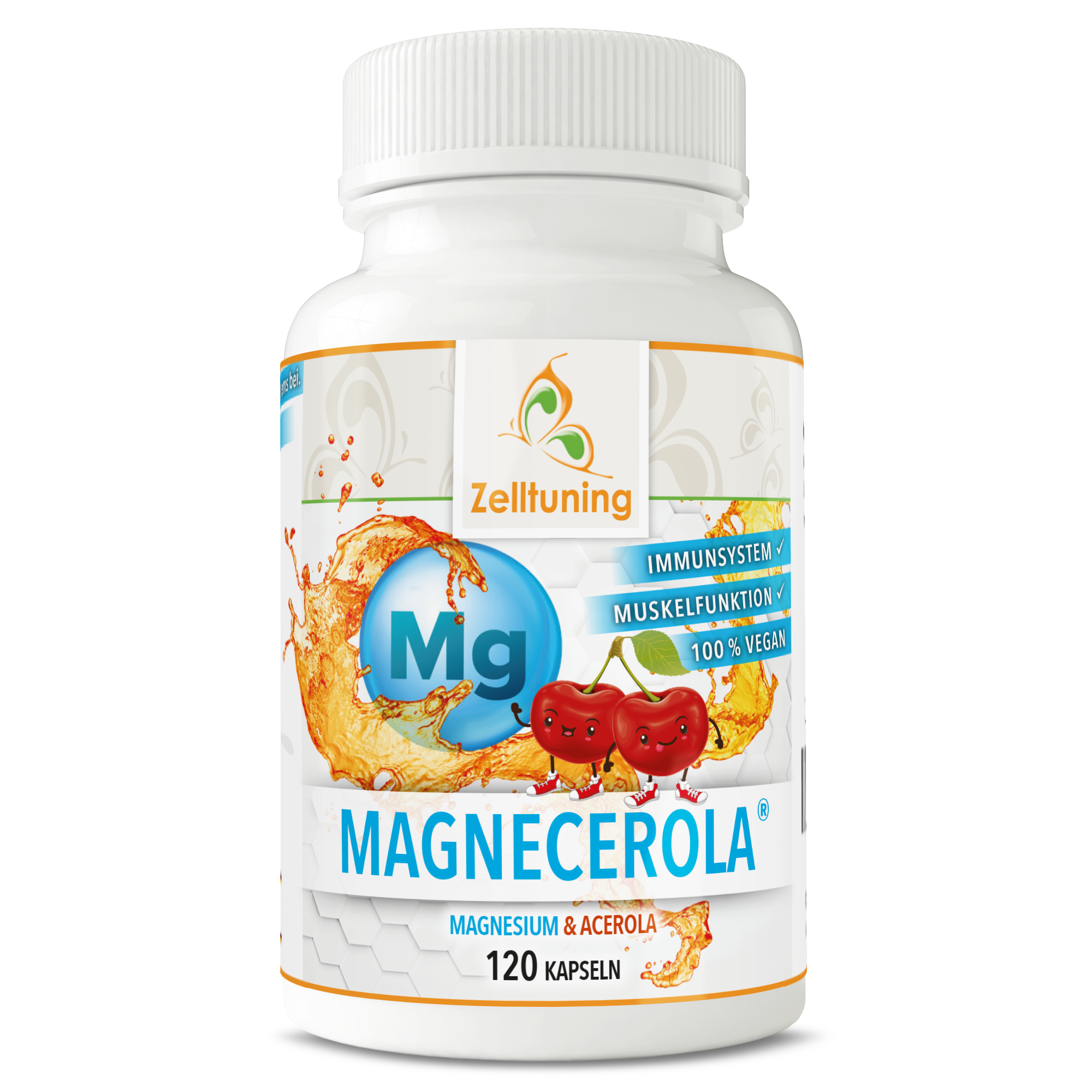 MAGNECEROLA® - Magnesium und Vitamin C mit Acerolafruchtpulver